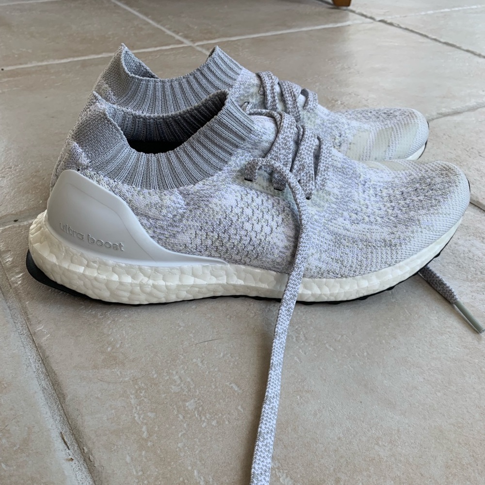 White adidas Ultraboost Uncaged Size 7